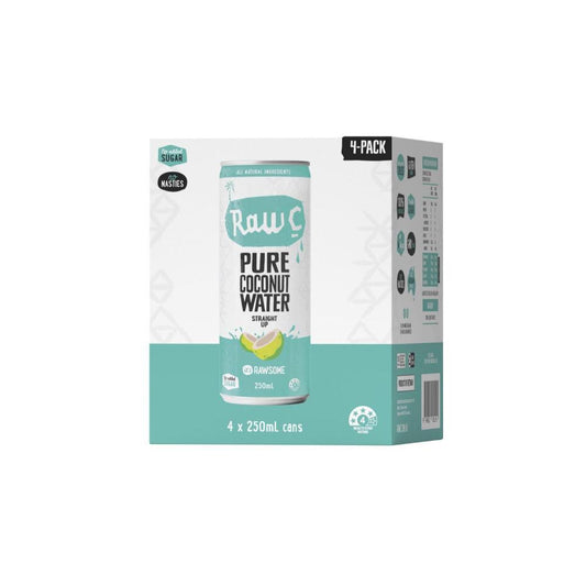 Raw C Coconut Water 4x250ml - 4 Pack