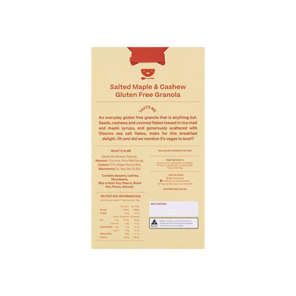Farmer Jo Gluten Free Granola Salted Maple Cashew - 300g