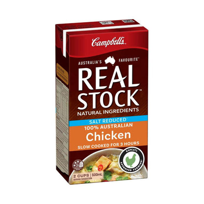 Campbell's Real Stock Chicken Stock Salt Reduced - 500mL