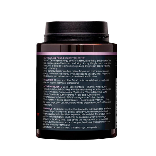 Nature's Care Mega B Energy Booster - 120 pack