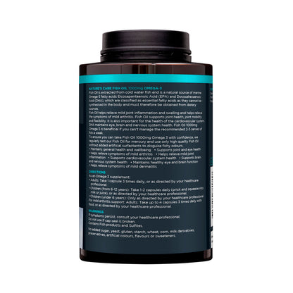 Nature's Care Pro Series Fish Oil 1000mg Omega 3 - 200 pack