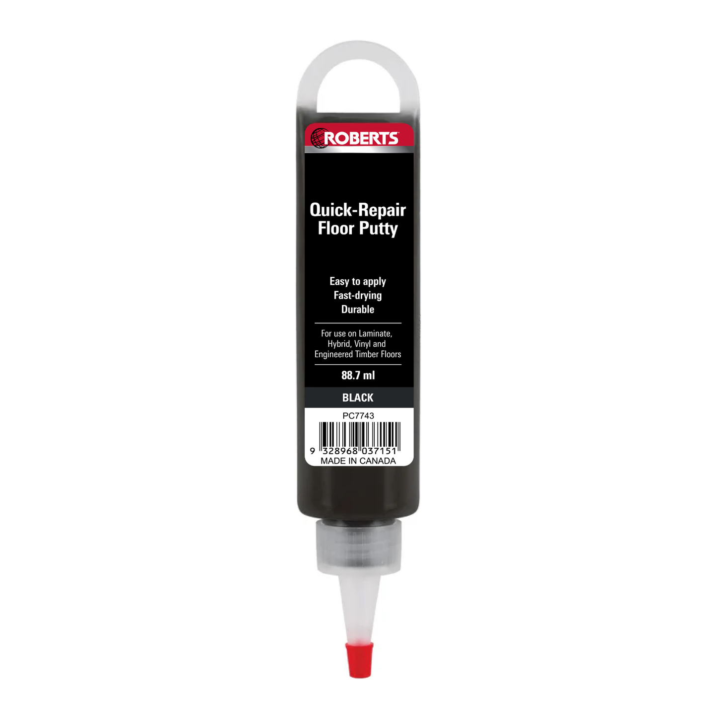 Roberts Quick Repair Floor Putty - 88ml - Black