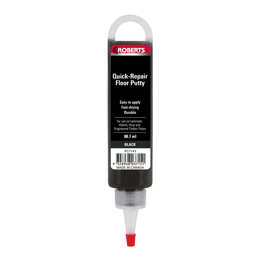 Roberts Quick Repair Floor Putty - 88ml - Black