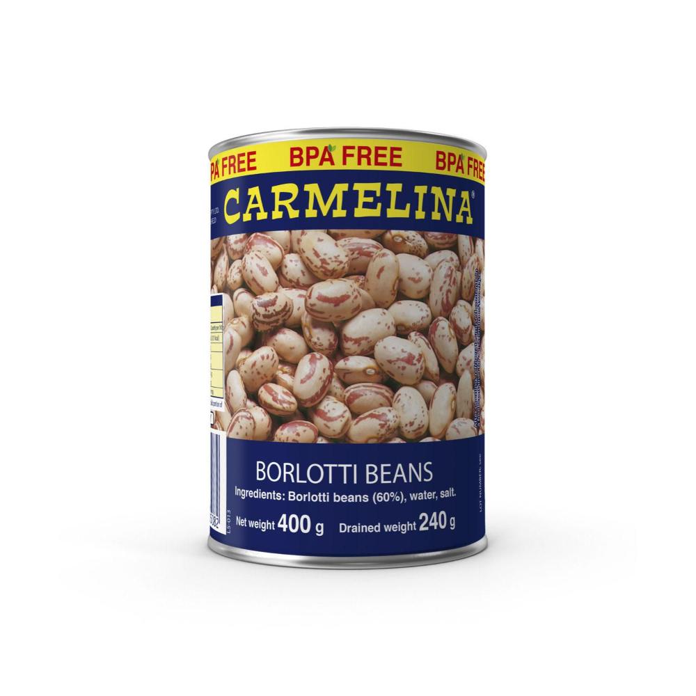 Carmelina Borlotti Beans - 400 GRAM