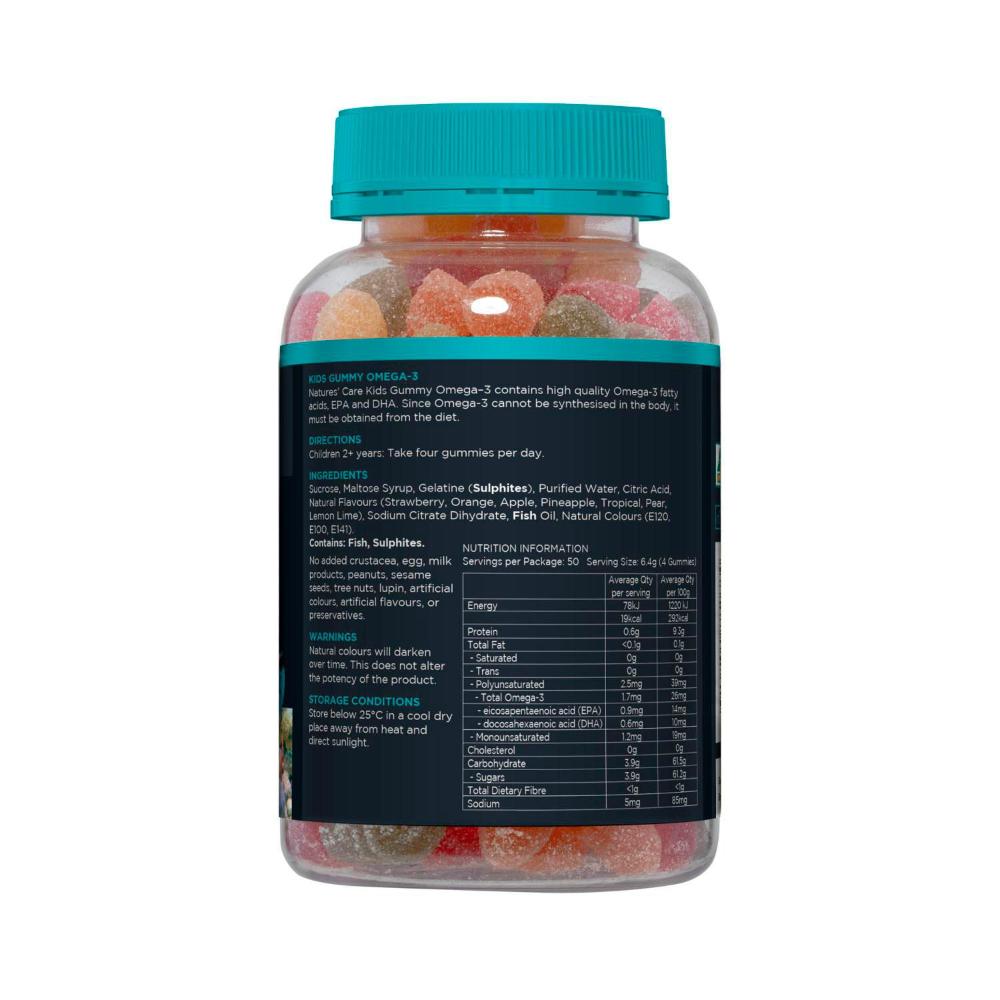 Nature's Care Pro Series Kids Omega 3 Gummies - 200 pack