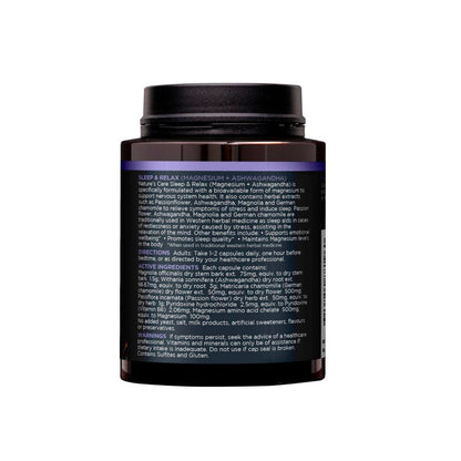 Nature's Care Pro Series Sleep & Relax Magnesium + Ashwagandha Hard ... 60 pack