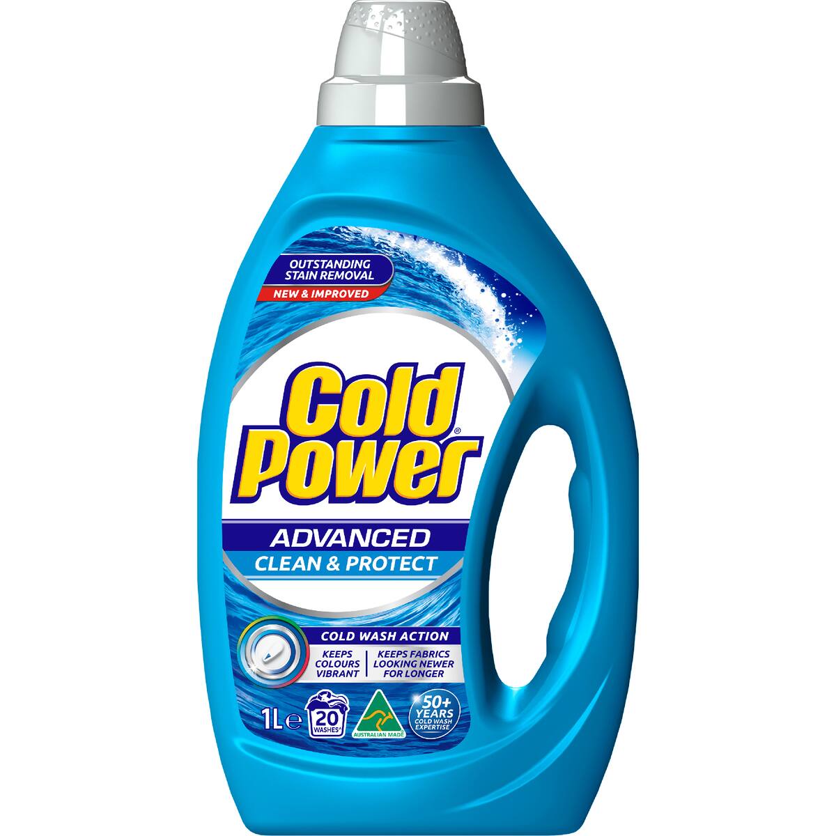Cold Power Advanced Clean Laundry Liquid Washing Detergent 1l