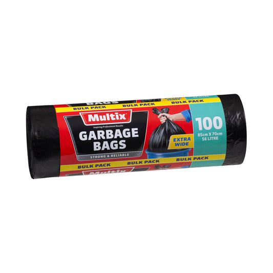 Multix Strong & Reliable Garbage Bags - 100 pack