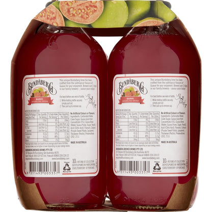 Bundaberg Guava Sparkling Drink 375ml X 4 Pack