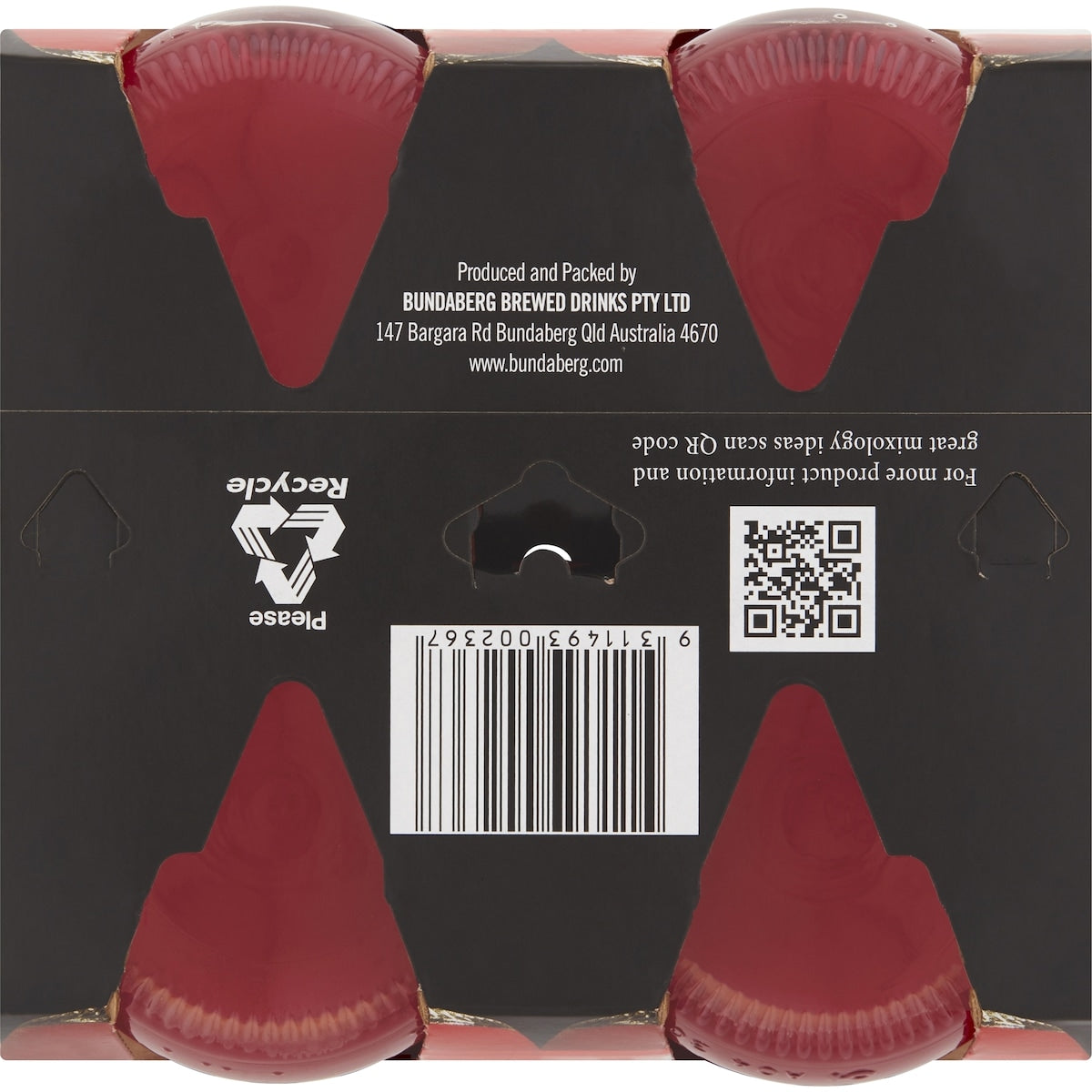Bundaberg Guava Sparkling Drink 375ml X 4 Pack
