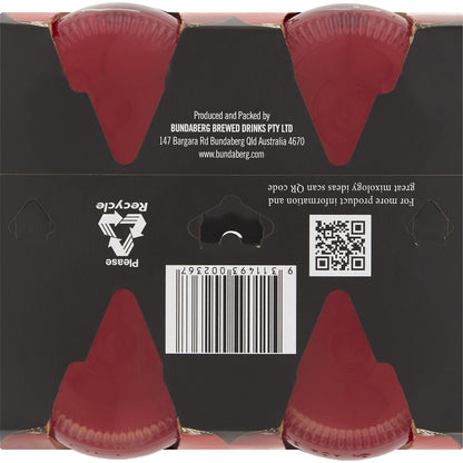 Bundaberg Guava Sparkling Drink 375ml X 4 Pack