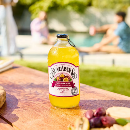 Bundaberg Sparkling Passionfruit Drink 375ml X 4 Pack