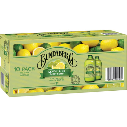 Bundaberg Lemon Lime & Bitters 375ml X 10 Pack