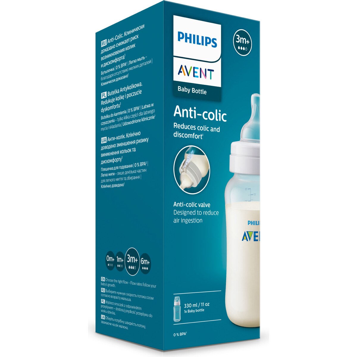 Philips Avent 330ml Bottle Each