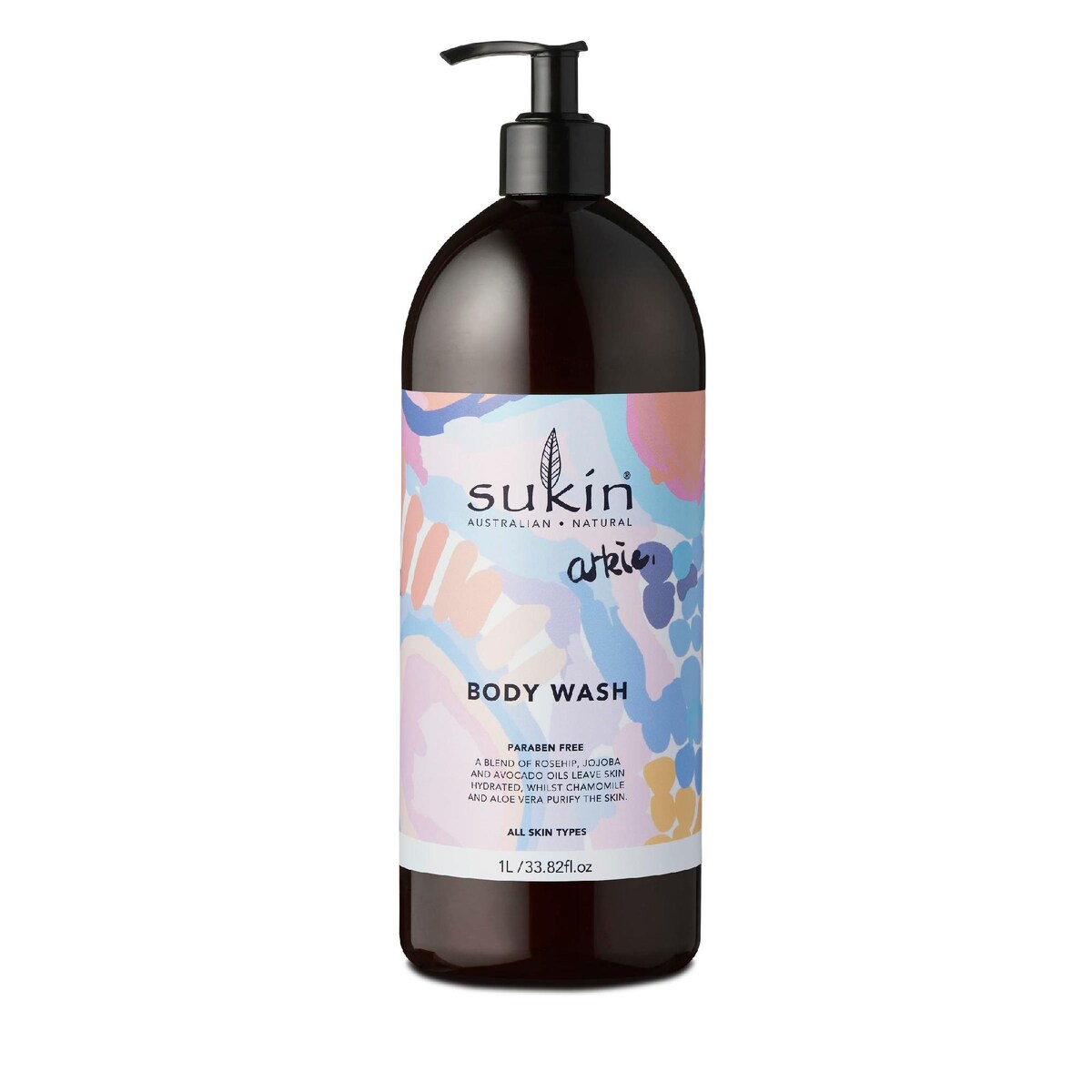 Sukin Arkie Body Wash 1l