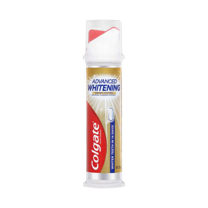 Colgate Advanced Whitening Toothpaste And Tartar Control Pump - 130g