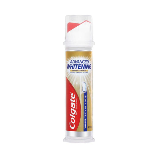 Colgate Advanced Whitening Toothpaste And Tartar Control Pump - 130g