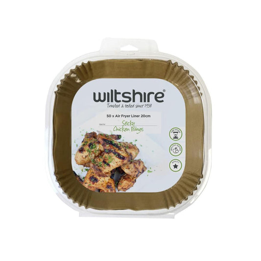 Wiltshire Square 20cm Air Fryer Paper Liners - 50 Pack