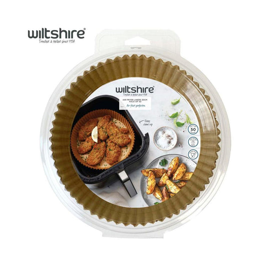 Wiltshire Round 20cm Air Fryer Paper Liners - 50 Pack