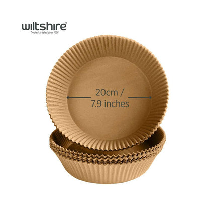 Wiltshire Round 20cm Air Fryer Paper Liners - 50 Pack