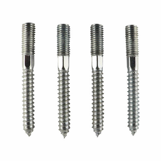 Everhang M10 Hanger Bolt 80mm Zinc Plated Steel 4 Pack