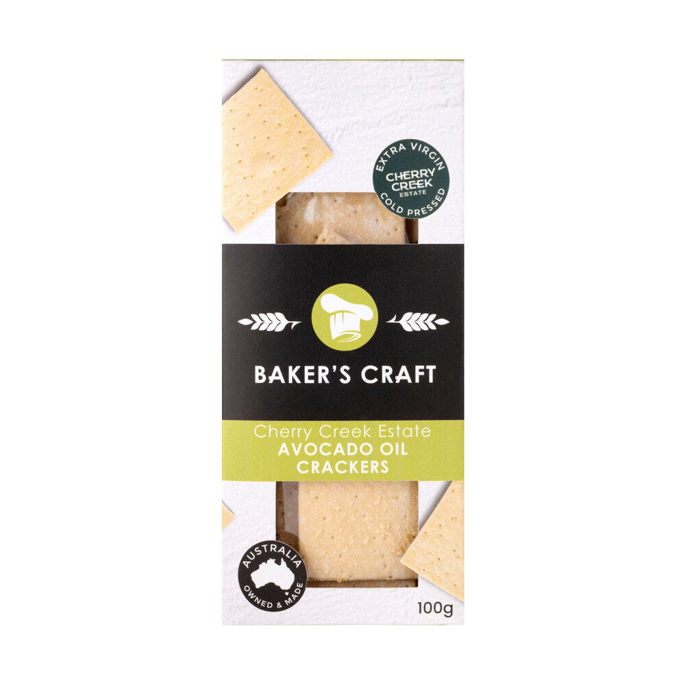 Baker's Craft Cherry Creek Avocado Oil Crackers - 100g