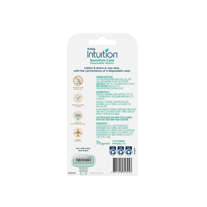 Schick Intuition Sensitive Care Disposable Razor - 2 Pack