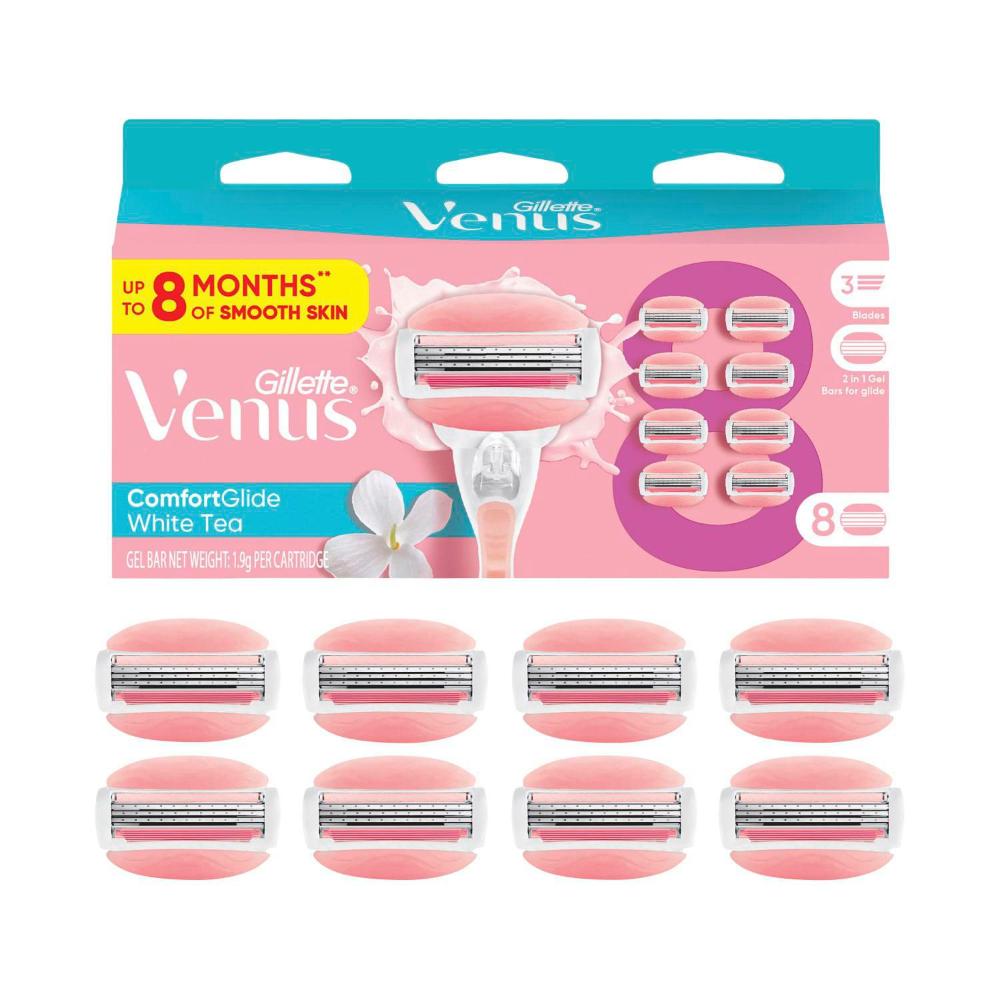 Gillette Venus Comfortglide Breeze Razor Blade Refills - 8 pack
