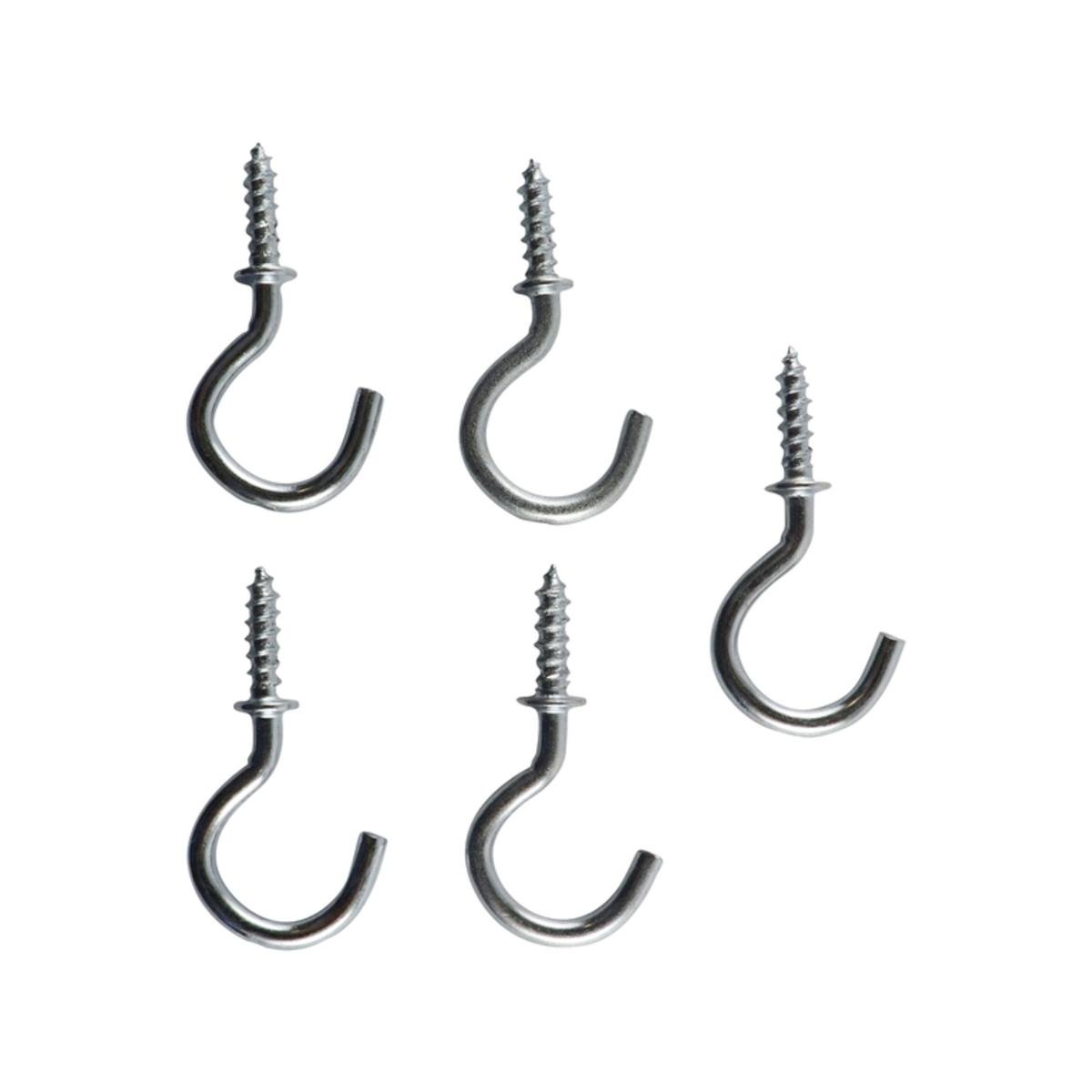 Everhang Cup Hook - 10mm - Zinc Plated - 5 Pack