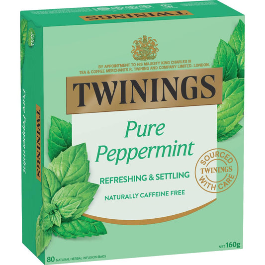 Twinings Pure Peppermint Tea Bags 80 Pack