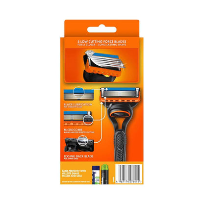 Gillette Fusion 5 Razor Kit With 10 Refill Blades - 1 Each