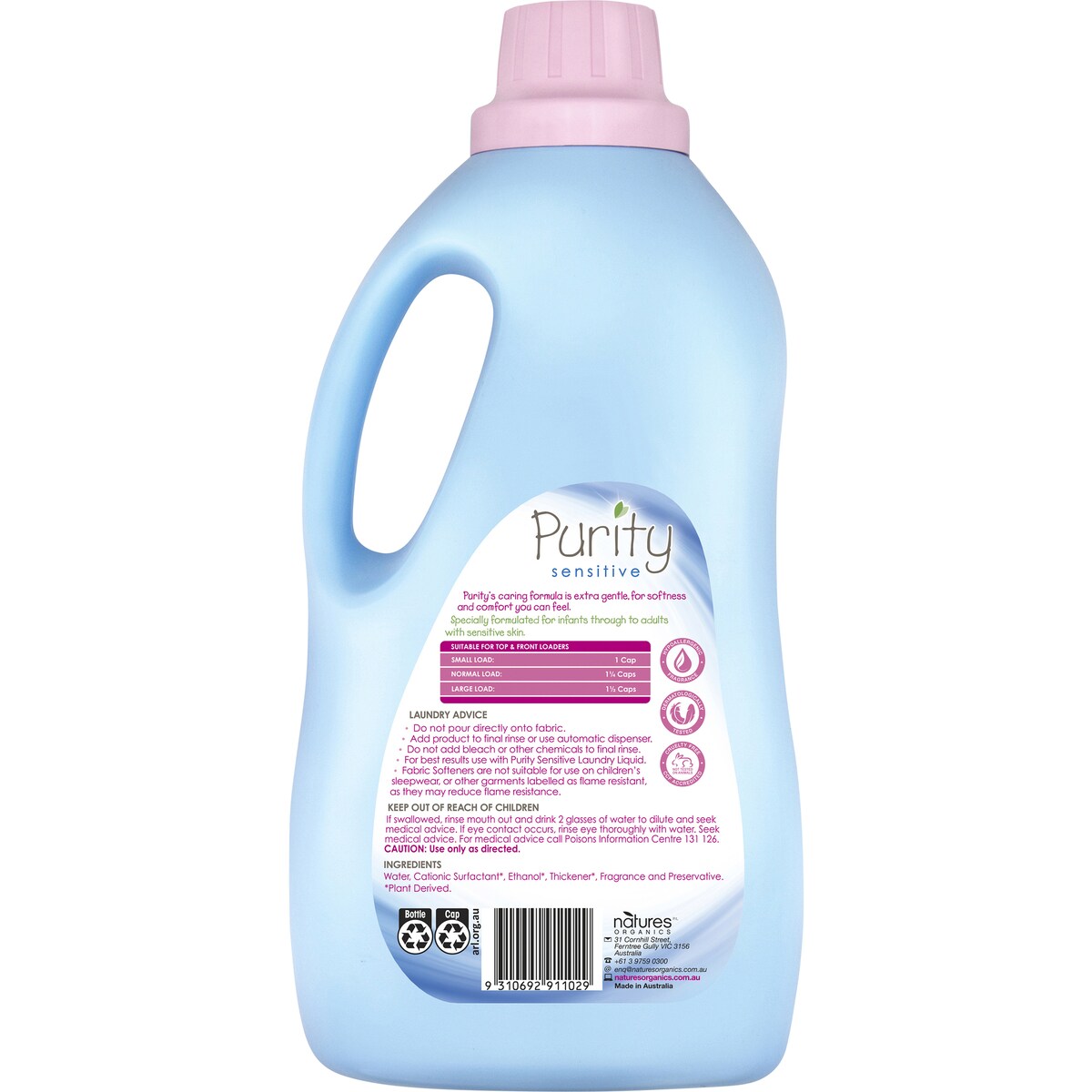 Purity Sensitive Fabric Softener 2L