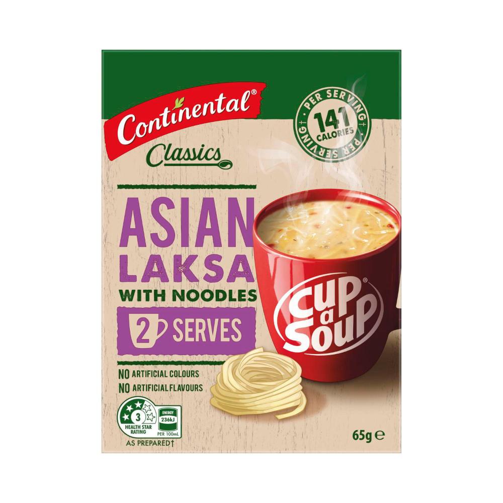 Continental Cup A Soup Asian Laksa Serves 2 - 65g