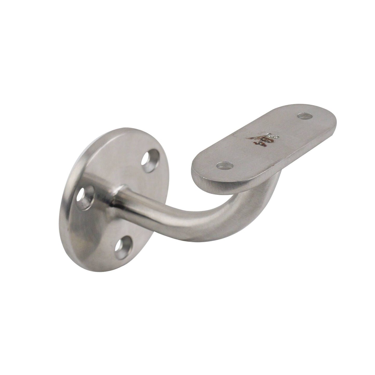 Carinya Stainless Steel Flat Top Curved Handrail Bracket - 70 x 90 x 95mm