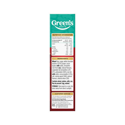 Green's Deluxe Red Velvet & White Choc Cookie Mix - 380g