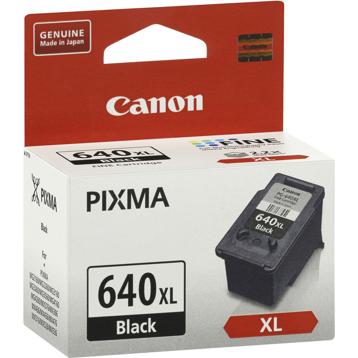 Canon Printer Ink Pg640 Black Xl Each