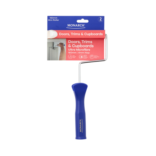 Monarch Mini Roller - 160mm - 4mm Nap - 2 Piece - Red