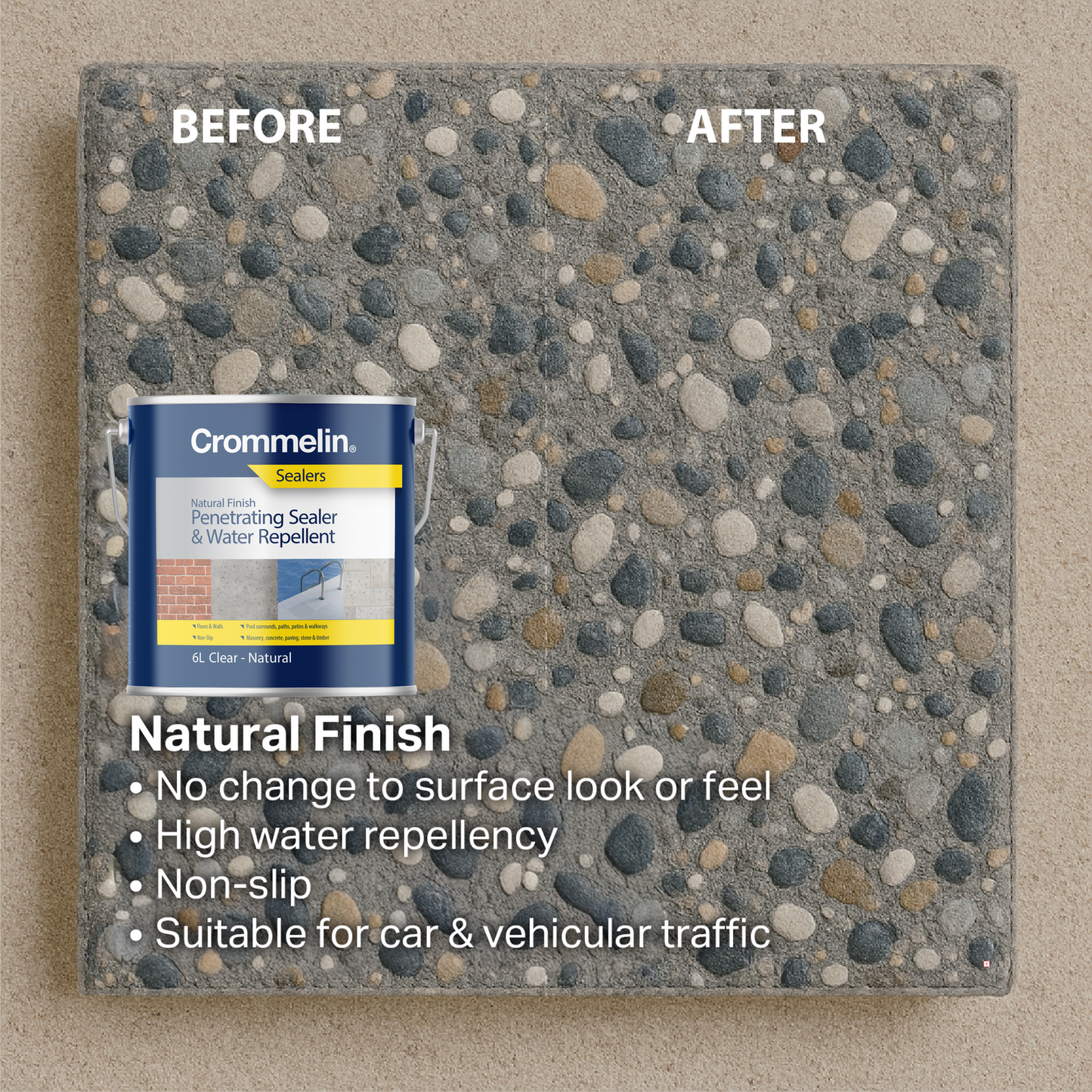 Crommelin Natural Finish Penetrating Sealer - 300g