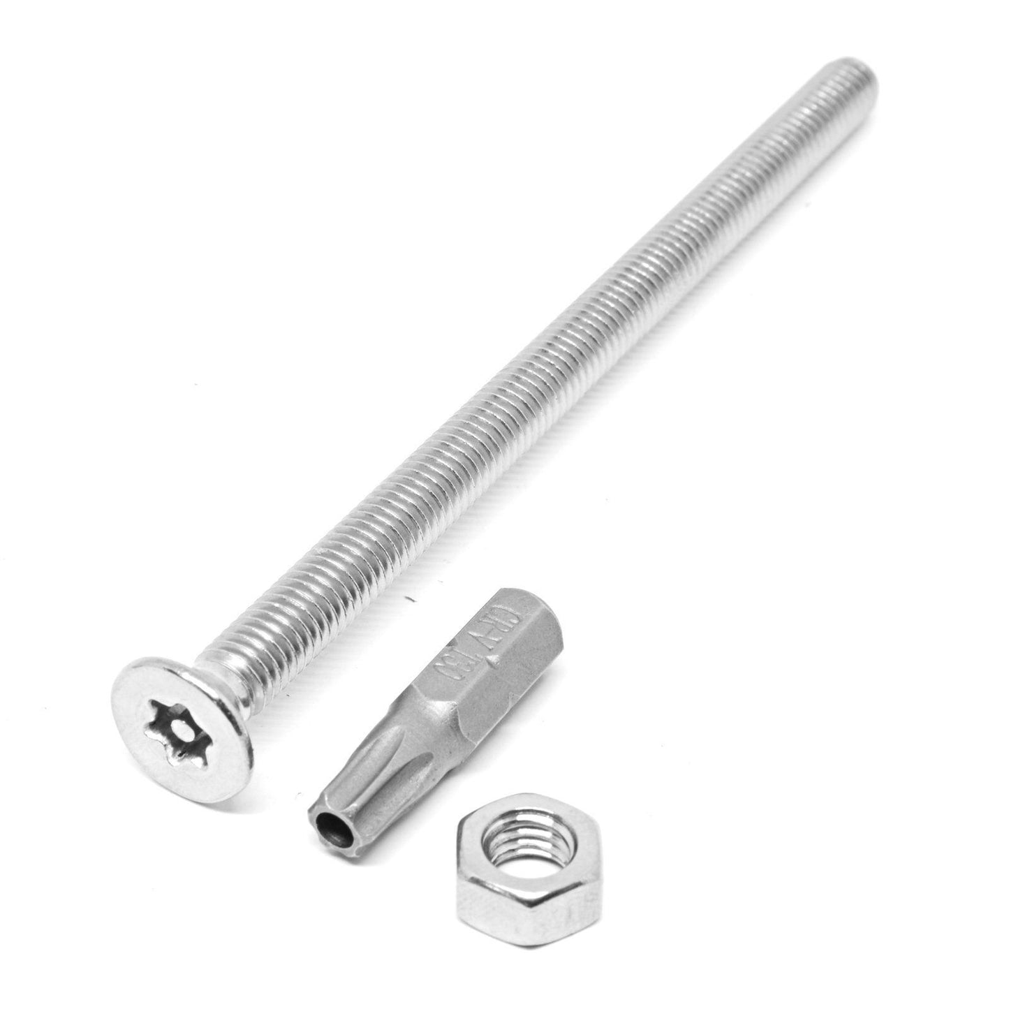 Pinnacle M6 Stainless Steel Security Bolts - 100mm - 4 Pack