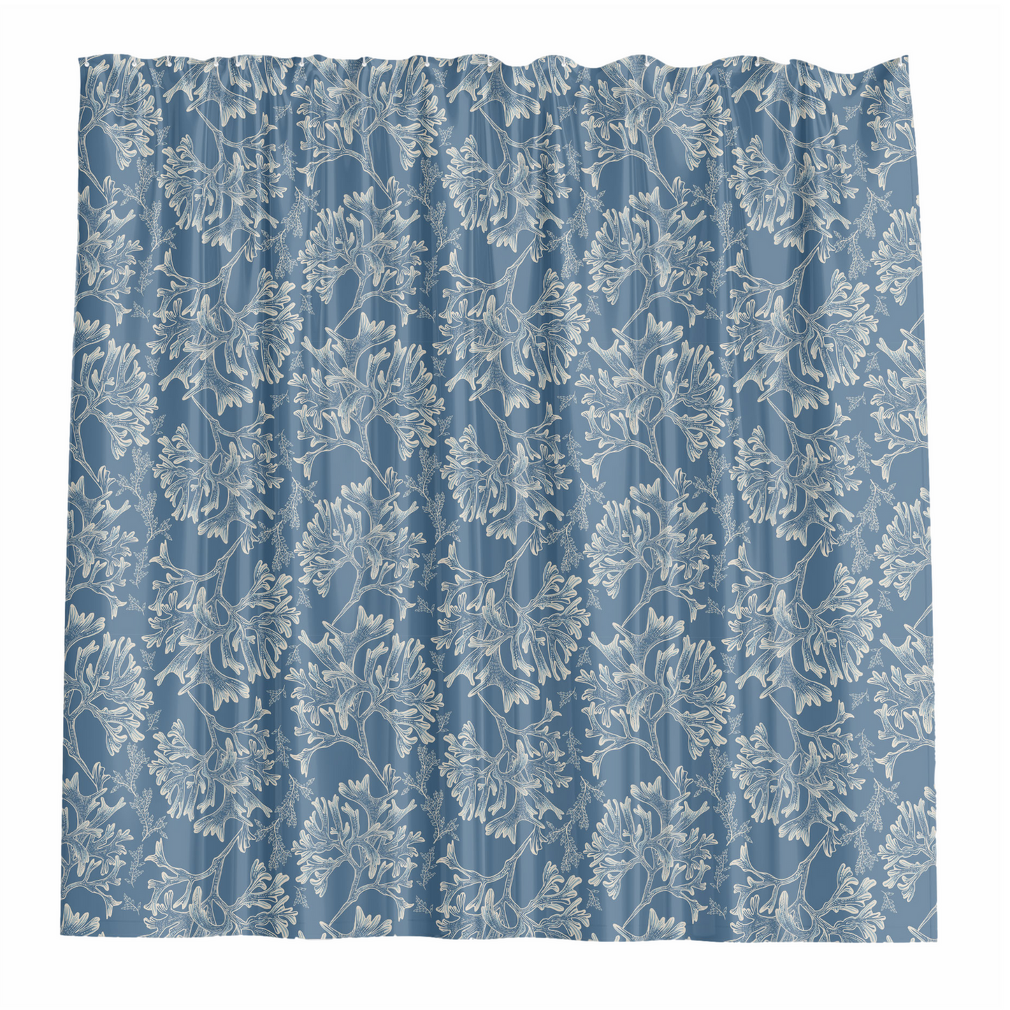 Barelli Shower Curtain - Coral Blue - 180 x 180cm
