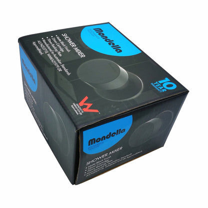 Mondella Black Shower Mixer - 35mm Brass - Matte Finish - Easy Install
