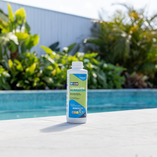 Hy Clor Pool Algaecide - 1L - Cupric Ammonium - Long Lasting Protection
