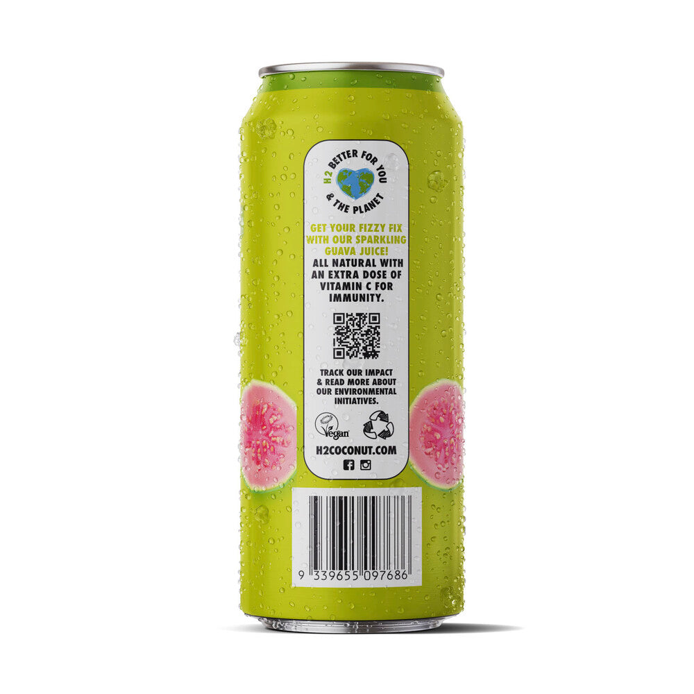 H2juice Sparkling Pink Guava - 500mL