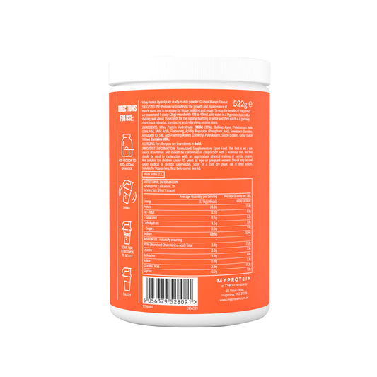 Myprotein Clear Whey Isolate Orange Mango 20 Servings - 500g