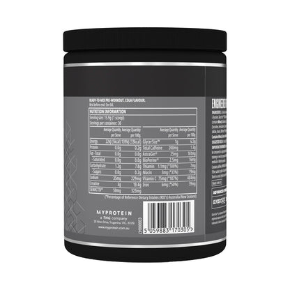 Myprotein The Pre-Workout Pre V3 Cola 30 Servings - 480g