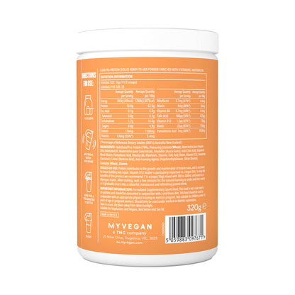 Myvegan Clear Vegan Protein Watermelon - 320g