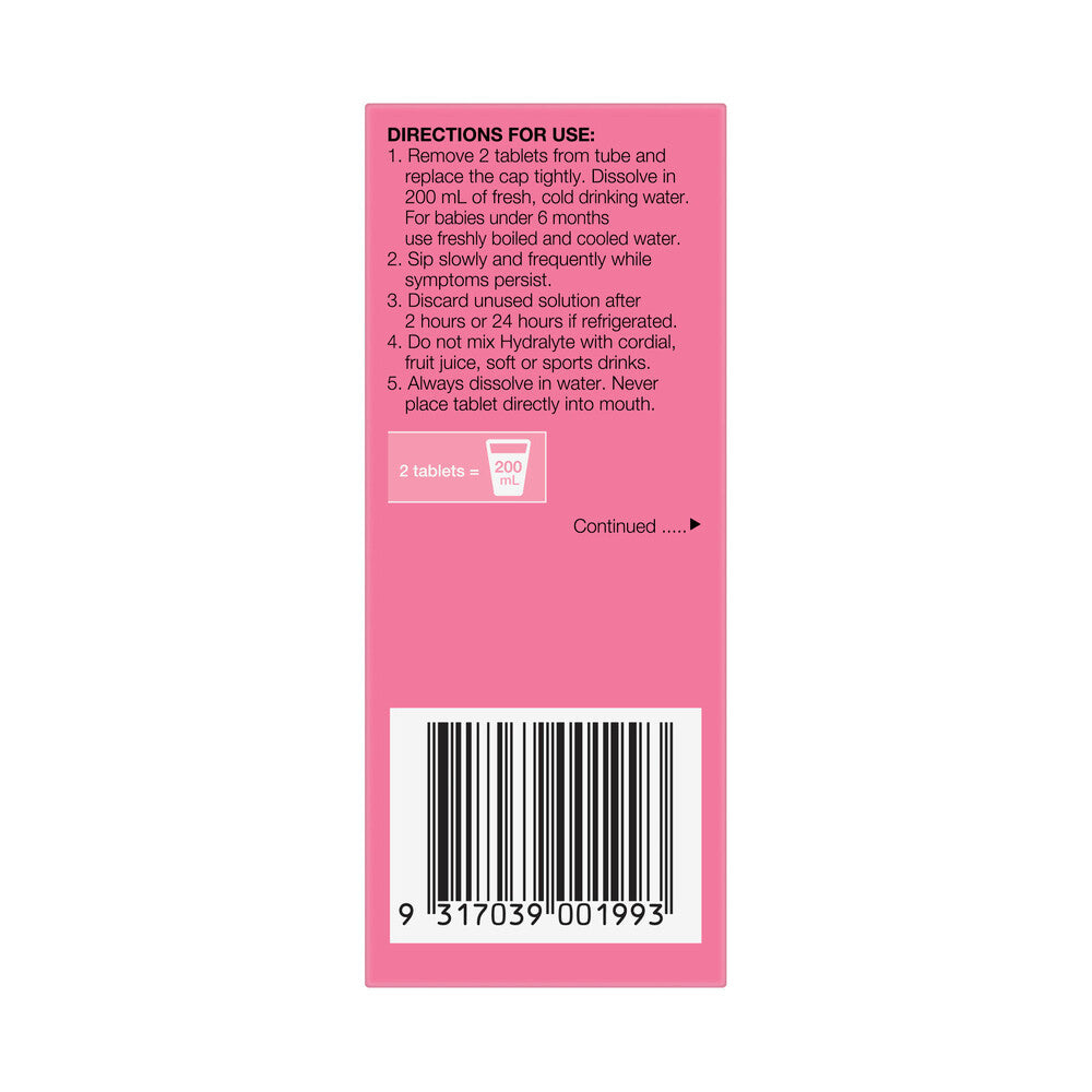 Hydralyte Effervescent Watermelon Burst - 10 Pack