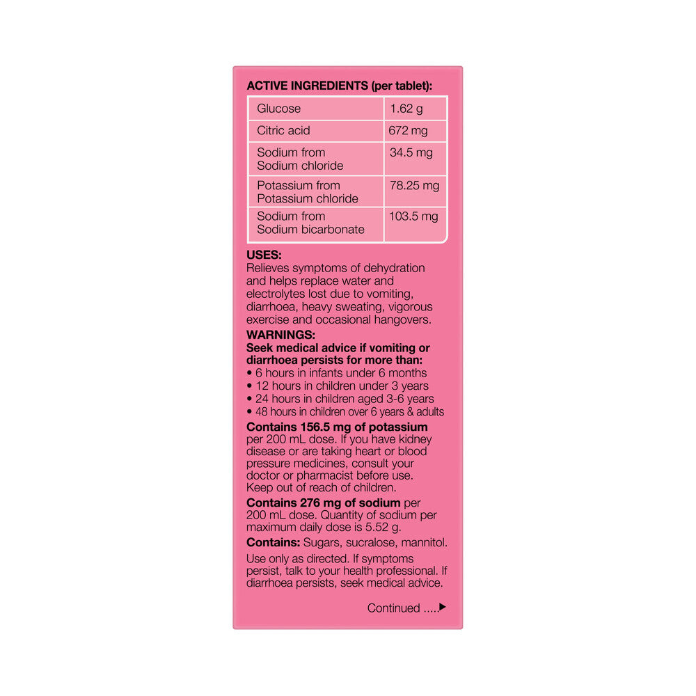 Hydralyte Effervescent Watermelon Burst - 10 Pack