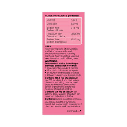 Hydralyte Effervescent Watermelon Burst - 10 Pack
