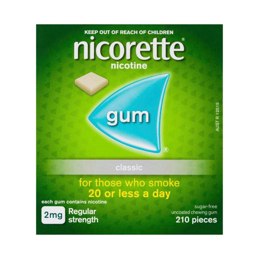 Nicorette Gum assics 2mg - 210 Pack